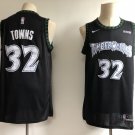 Men's & Youth Minnesota Timberwolves #32 Karl-Anthony Towns Throwback Jersey Black