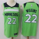 Men's & Youth Minnesota Timberwolves #22 Andrew Wiggins Basketball Jersey Green