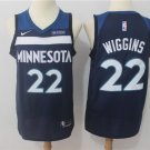 Men's & Youth Minnesota Timberwolves #22 Andrew Wiggins Basketball Jersey Navy