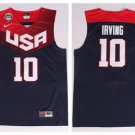 Men's & Youth Kyrie Irving #10 USA Dream Team 2014 Basketball World Cup Jersey Navy