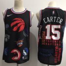 Men's & Youth Joint LOGO Toronto Raptors #15 Vince Carter Basketball Jersey Black