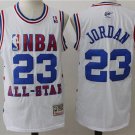 Men's & Youth Michael Jordan #23 White 1991 All Star Throwback Basketball Jersey