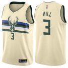 Men's & Youth Milwaukee Bucks #3 George Hill Basketball Jersey Cream City Edition