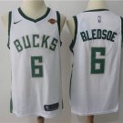 Men's & Youth Milwaukee Bucks #6 Eric Bledsoe Basketball Swingman Jersey White