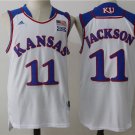 Men's & Youth Josh Jackson #11 Kansas Jayhawks College Basketball Jersey White