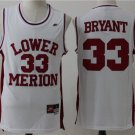 Men's & Youth Kobe Bryant #33 Lower Merion High School Stitched Jersey Throwback White