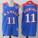 Men's & Youth Josh Jackson #11 Kansas Jayhawks College Basketball Jersey Blue
