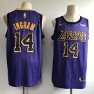 Men's & Youth Los Angeles Lakers #14 Brandon Ingram Basketball Jersey Purple Stripe