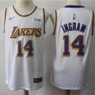 Men's & Youth Los Angeles Lakers #14 Brandon Ingram White Basketball Jersey