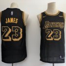 Men's & Youth Los Angeles Lakers #23 LeBron James Basketball Swingmen Jersey Black