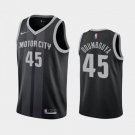 Men's & Youth Detroit Pistons #45 Sekou Doumbouya Black City 2019 Draft Jersey
