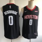 Men's & Youth Houston Rockets #0 Russell Westbrook Black Basketball Jersey Stitched