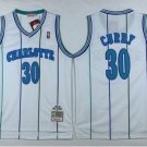Men's & Youth Charlotte Hornets #30 Dell Curry White Basketball Throwback Jersey