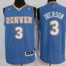 Men's & Youth Denver Nuggets #3 Allen Iverson Blue Throwback Basketball Jersey