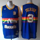 Men's & Youth Denver Nuggets #3 Allen Iverson Throwback Basketball Jersey Blue