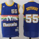 Men's & Youth Denver Nuggets #55 Dikembe Mutombo Blue Throwback Basketball Jersey
