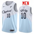 Men's & Youth Cleveland Cavaliers #10 Darius Garland Jersey White Blue Earned Edition