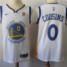 Men's & Youth Golden State Warriors 0# DeMarcus Cousins Basketball Jersey White