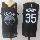 Men's & Youth Golden State Warriors 35 Kevin Durant Swingman Basketball Jersey Black