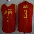 Men's & Youth Houston Rockets #3 Chris Paul 2019 City Edition Jersey Red