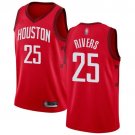 Men's & Youth Houston Rockets #25 Austin Rivers Earned Edition Basketball Jersey Red