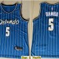 Men's Orlando Magic 5# Mohamed Bamba Jersey Blue Stripe Swingman Basketball