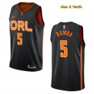 Men's Orlando Magic #5 Mohamed Bamba Jersey Black City Edition Swingman Basketball
