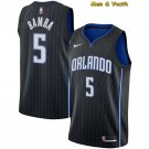 Men's Orlando Magic #5 Mohamed Bamba Jersey Black Icon Edition Swingman Basketball