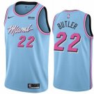 Men's Miami Heat #22 Jimmy Butler Jersey 2020 Light Blue City Edition Swingman Basketball