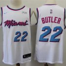 Men's Miami Heat #22 Jimmy Butler Jersey White City Edition Swingman Basketball