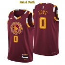 Men's Cleveland Cavaliers #0 Kevin Love Jersey 75th Diamond 2022 Wine City Edition