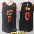 Men's Cleveland Cavaliers #0 Kevin Love Jersey Black Statement Edition Swingman Basketball