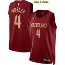 Men's Cleveland Cavaliers #4 Evan Mobley Jersey 2023 Wine Icon Edition Basketball