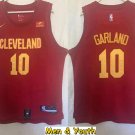 Men's Cleveland Cavaliers #10 Darius Garland Jersey 2023 Wine Icon Edition Basketball