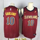 Men's Cleveland Cavaliers #10 Darius Garland Jersey Maroon Icon Edition Swingman Basketball