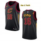 Men's Cleveland Cavaliers #16 Cedi Osman Jersey Black Statement Edition Swingman Basketball