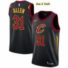 Men's Cleveland Cavaliers #31 Jarrett Allen Jersey Black Statement Swingman Basketball