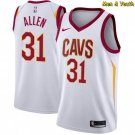 Men's Cleveland Cavaliers #31 Jarrett Allen Jersey White Association Swingman Basketball