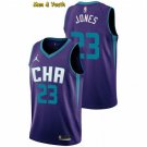 Men's Charlotte Hornets #23 Kai Jones Jersey Purple Statement Edition Swingman Basketball