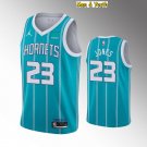 Men's Charlotte Hornets #23 Kai Jones Jersey Teal Icon Edition Swingman Basketball