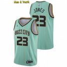 Men's Charlotte Hornets #23 Kai Jones Jersey Teal Buzz City Swingman Basketball