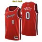 Men's Chicago Bulls #0 Coby White Jersey 75th Diamond 2022 Red City Edition Basketball