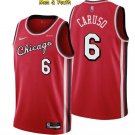 Men's Chicago Bulls #6 Alex Caruso Jersey 75th Diamond 2022 Red City Edition Basketball