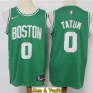 Men's Boston Celtics #0 Jayson Tatum Jersey 75th Diamond 2022 Green Icon Edition Basketball