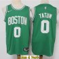 Men's Boston Celtics #0 Jayson Tatum Jersey 75th Diamond 2022 Green Icon Edition Basketball