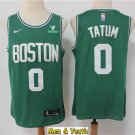 Men's Boston Celtics #0 Jayson Tatum Jersey Green Icon Edition Swingman Basketball
