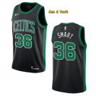 Men's Boston Celtics #36 Marcus Smart Basketball Swingman Jersey Black