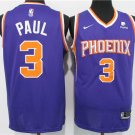 Men's & Youth Phoenix Suns #3 Chris Paul Jersey 2021 Purple Swingman Basketball