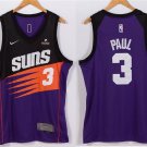 Men's & Youth Phoenix Suns #3 Chris Paul Jersey Purple 1990s' Throwback Swingman Basketball