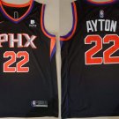 Men's & Youth Phoenix Suns #22 Deandre Ayton Jersey 2021 Black Swingman Basketball